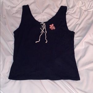 Hollister Navy Blue Tank Top